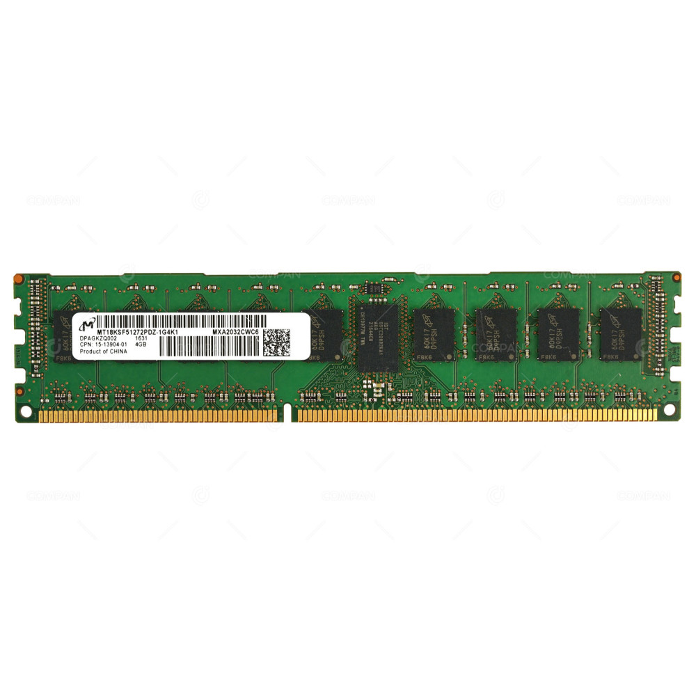 15-13904-01 CISCO MEMORY 4GB 2RX8 PC3L 10600R DDR3 MT18KSF51272PDZ-1G4K1, DMM1652003
